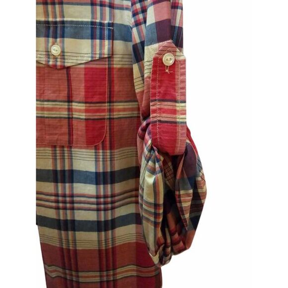 Lauren Jeans Co.Ralph Lauren‎ Plaid Shirt Size M  (S23) - Picture 3 of 5